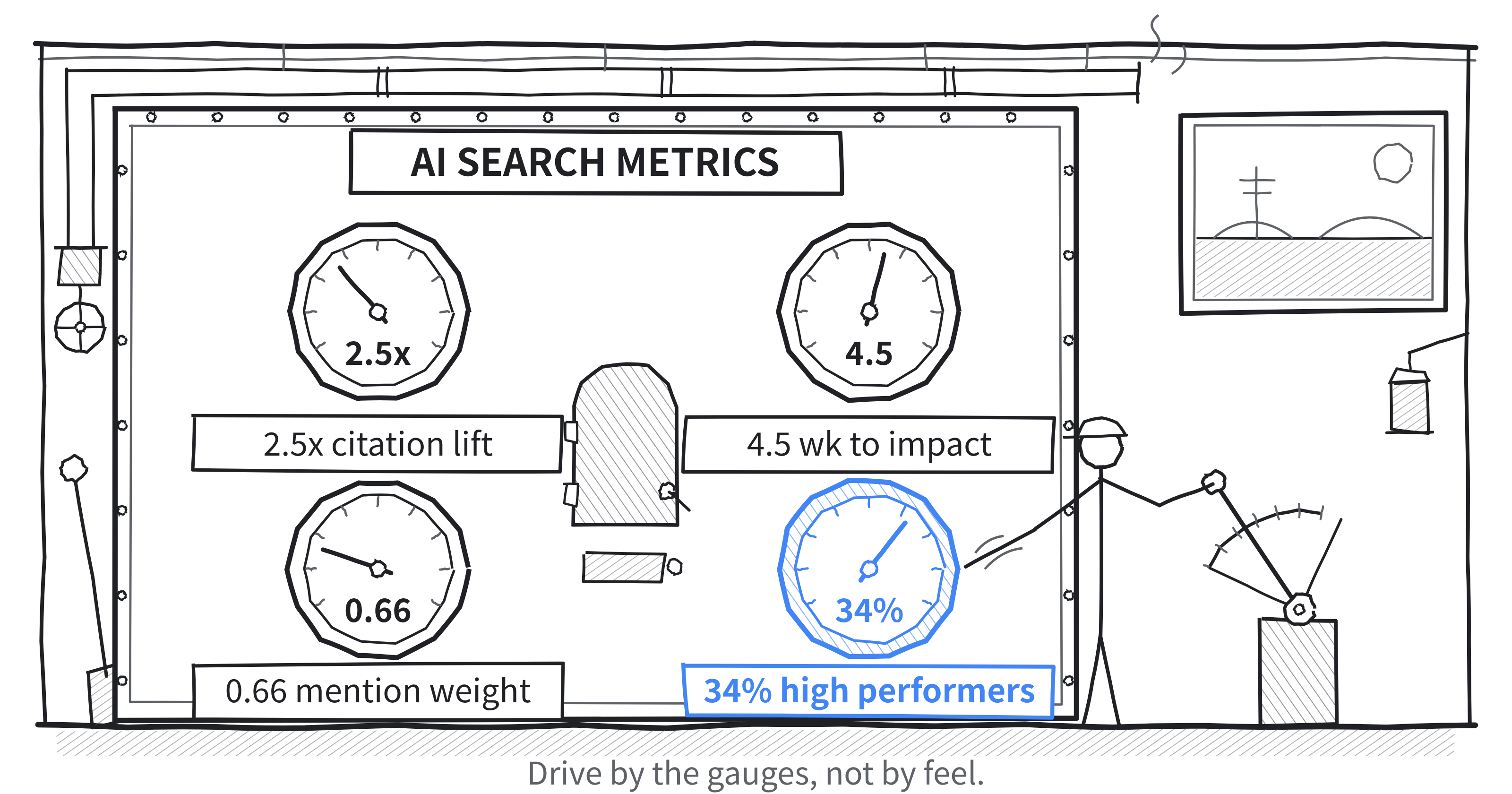 AI Search Performance Metrics: What 34% of High-Performing Brands Track That You Don't
